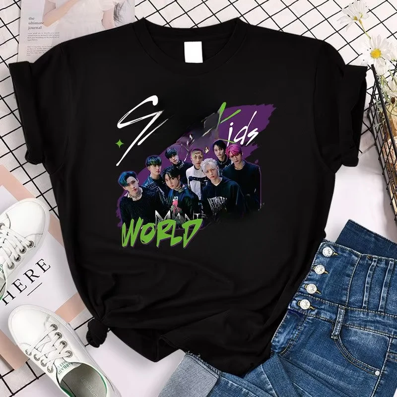 

2025 New Trendy Brand Men's T-shirt Concert Hip-hop Singer Print The Same Short-sleeved Unisex Harajuku Ins Top