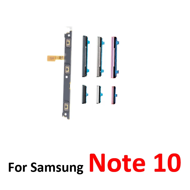 For Samsung Galaxy Note 10 N970 N970F Phone New Power Volume Button On Off Up Down External Push Key Internal Flex Cable Part image 5