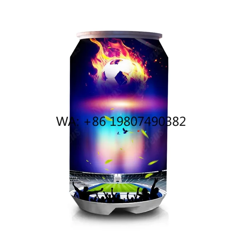 High Bright P2 P3 P4 P5 Cylinder Can LED Display Easy Operate Creative Shaped Screen Indoor Outdoor Commercial Advertising