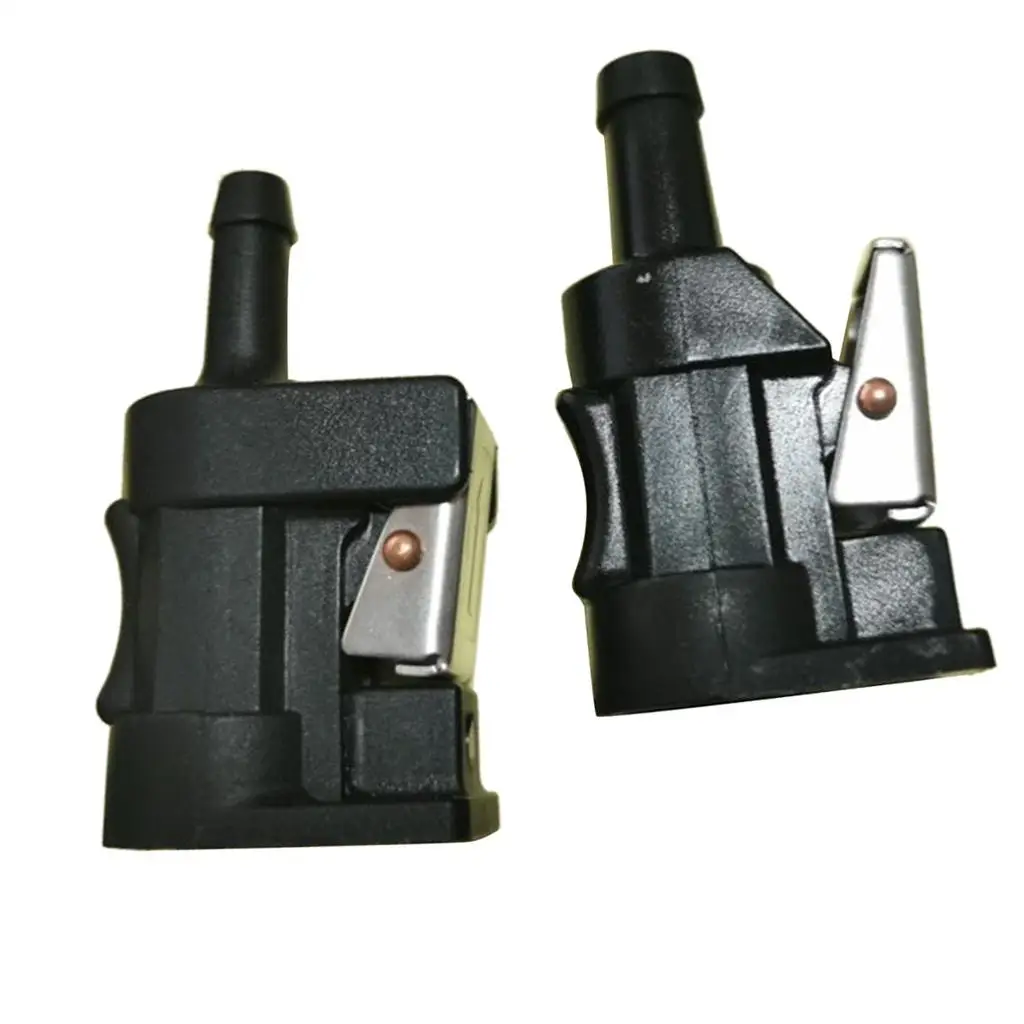 

Outboard Engine Fuel Connector Durable Plastic Hose Quick Connect Fitting for Boat Fuel System and Maintenance