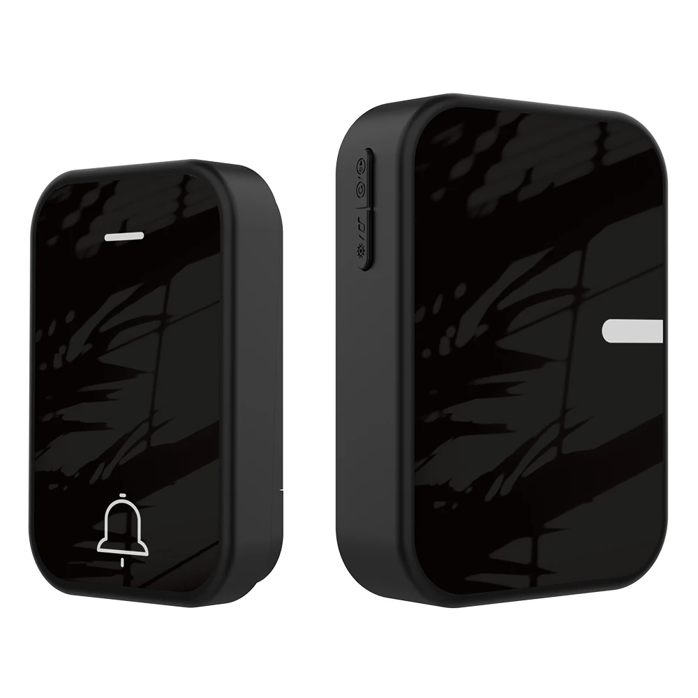 

Long Battery Life Wireless Doorbell, 200m Long Range, IP44 Waterproof with 38 Melodies & 4 Volume Levels, No Wiring Required