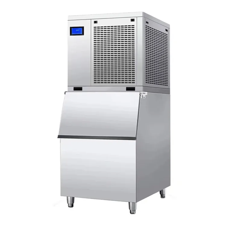 Flake Ice Machine Snow Making Instant Freezer With Ice Cube Maker