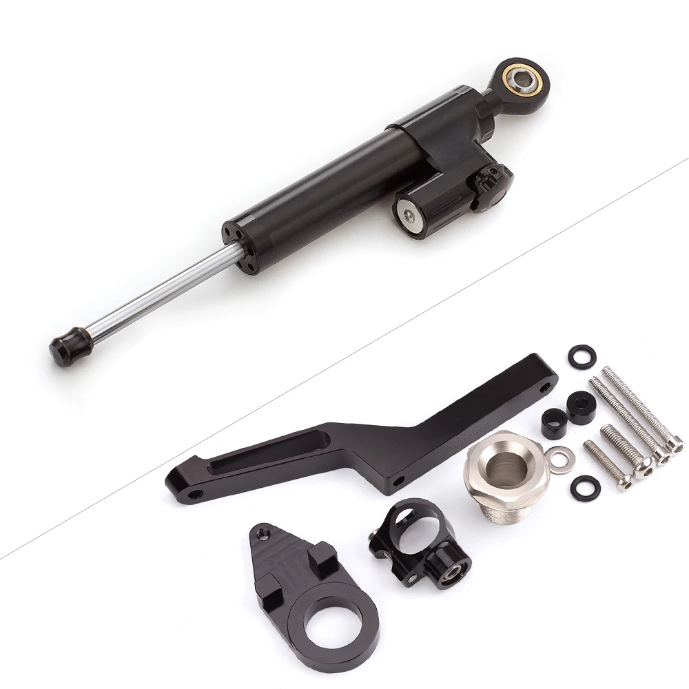 

CNC Motorcycle Stabilizer Steering Damper Bracket Mounting Kit For Kawasaki ZX6R ZX-6R Ninja 600 ZX636 2025-2009