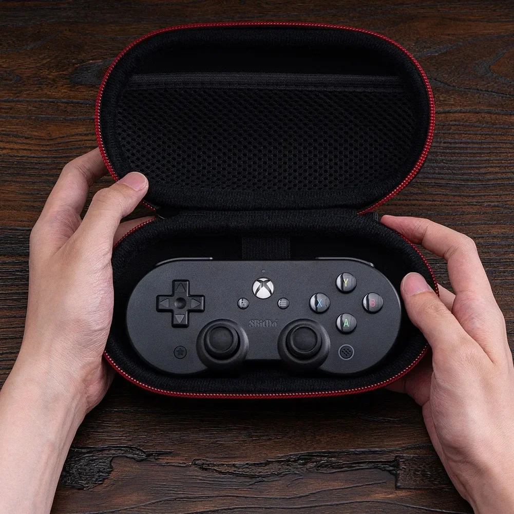 8Bitdo Portable Storage Bag Carry Case Handheld Game Console Hard Cover Protective Box For 8Bitdo SN30 Pro M30 Lite Controllers