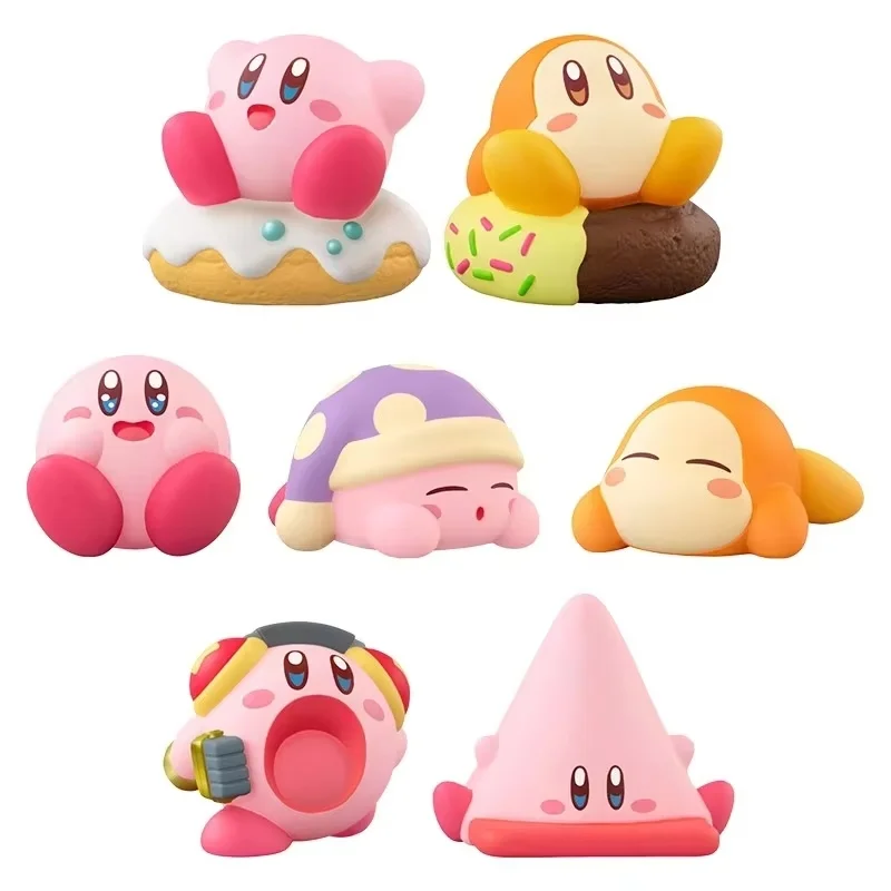 

Подлинная в наличии игрушка-конфеты Bandai Kirby Donut Sleep Friends Series 05, слепая коробка Waddle Dee, мини-милые игрушки, подарок на день рождения для девочки
