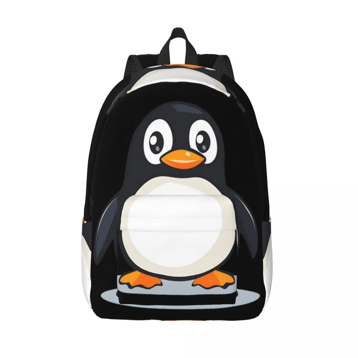 

Cartoon Style Penguins Student Backpack School Bag Hiking Travel Daypack for Men Women Fashion Boys Girls Bookbag Shoulder Bags