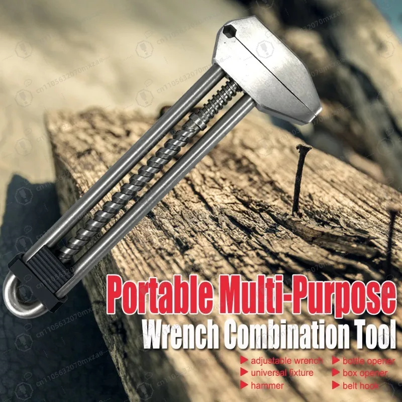 Multifunctional Portable Wrench Adjustable Universal Wrench Hardware Hand Tool