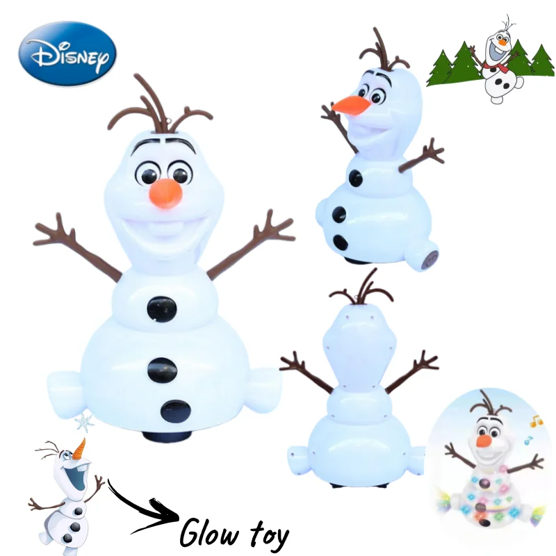 

Игрушка-снеговик Олаф из мультфильма «Холодное сердце» Дисней, танцующий и качающийся, со светом и музыкой, милая развивающая игрушка для девочек, фигурка-декор, праздничный подарок