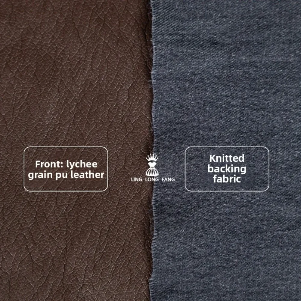 

Artificial Soft Leather PU Fabric for Sofa Decoration Home Clothing Designer Fabrics By The Meter Diy Sewing Material Cloth