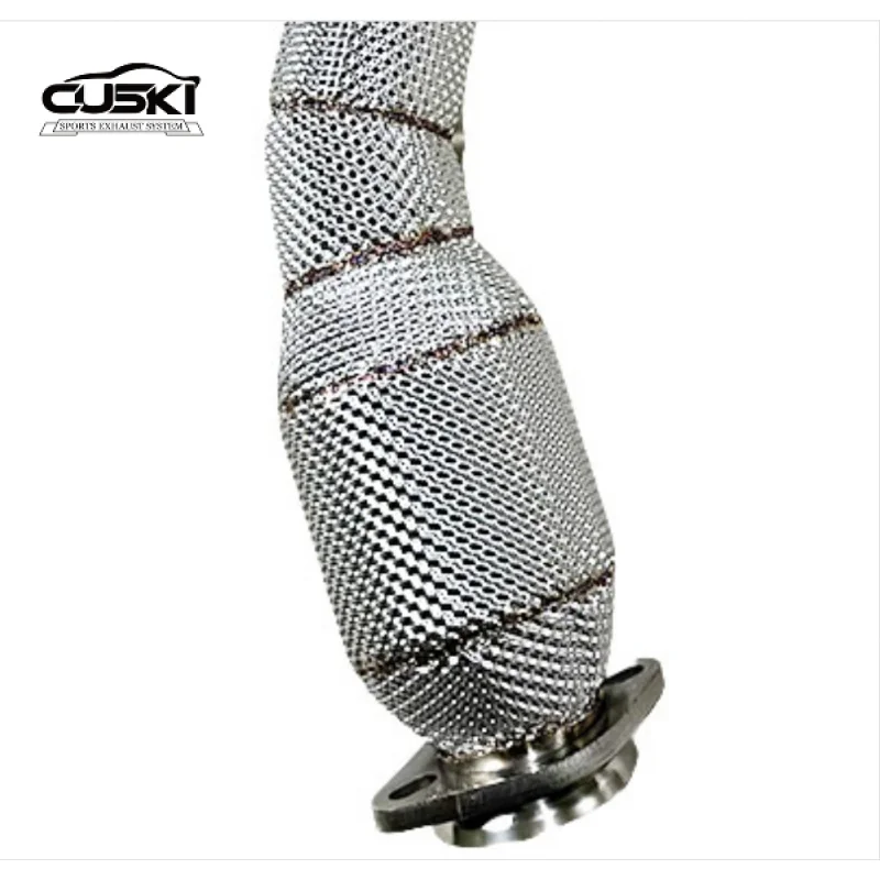 الأنابيب السفلية المميزة للسيارة مناسبة لـ Jaguar XK XKR 5.0T 2009-2014 أنابيب العادم عالية الأداء #5