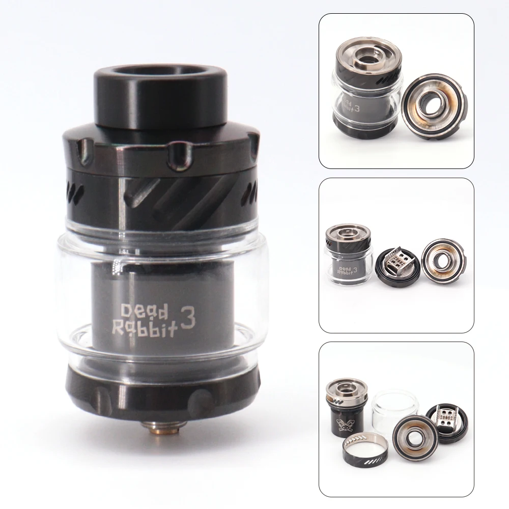 Vape Box Mod مع أرنب ميت 3 ، طقم بادئ هيئة الطرق والمواصلات ، بطارية 4400mAh البخاخة ، شاشة OLED ، Vaper Vaper ، 25 مللي متر ، 3.5 مللي ، 5.5 مللي ، 200 واط