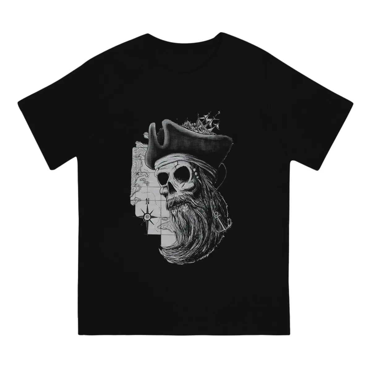 Men T-Shirts Shiver Me Timbers Funny 100% Cotton Tees Short Sleeve Disney Pirates Of The Caribbean T Shirt Round Neck Clothes