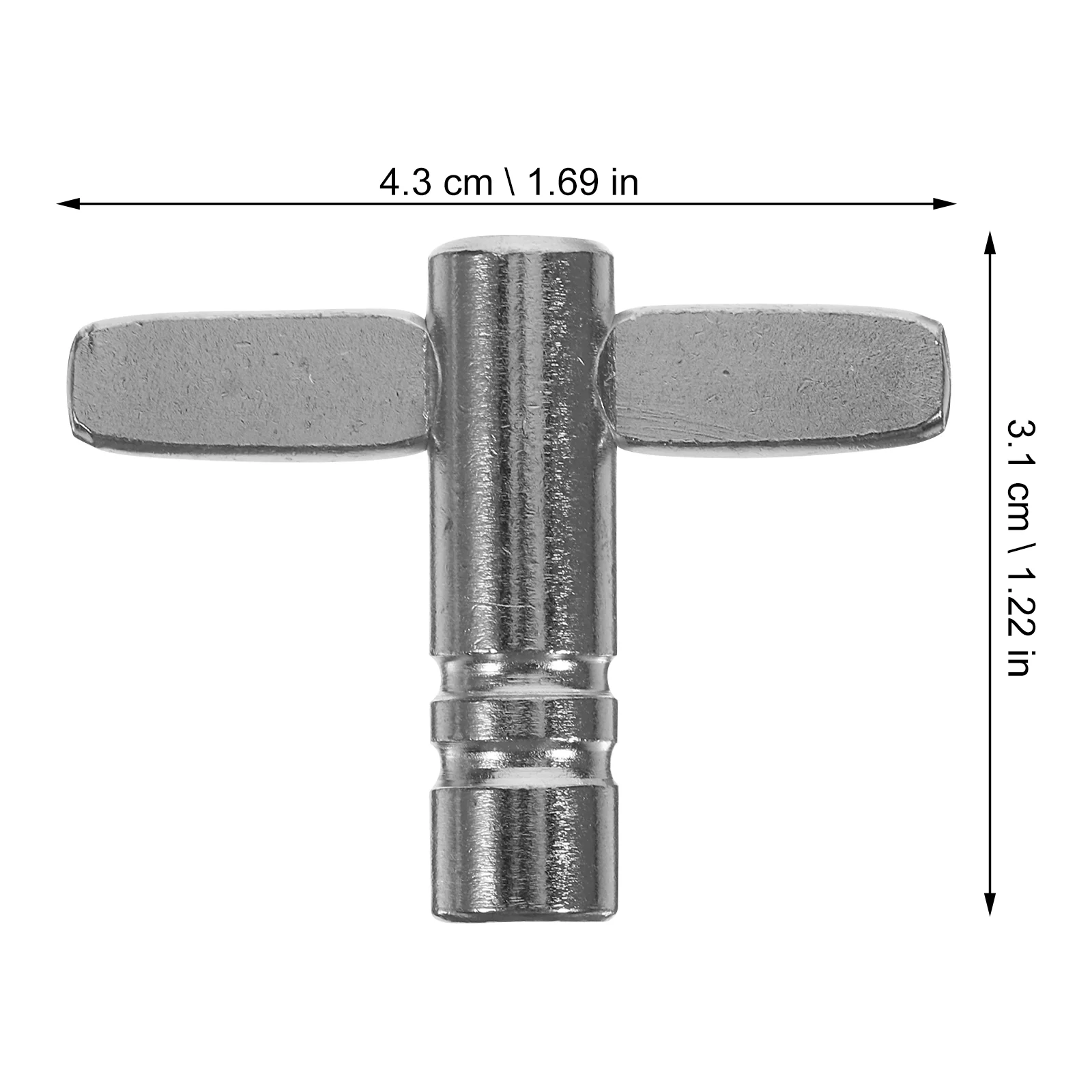 High Tension Drum Key Wrench Regulator Tuner Professional Standard Keys Silver Stainless Steel