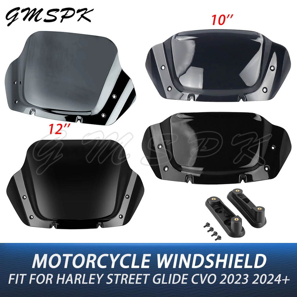 

10 ''12'' подходит для Harley Street Glide CVO FLHX/I FLHXSE 2023 2024 + обтекатели мотоцикла, дефлектор ветра, лобовое стекло