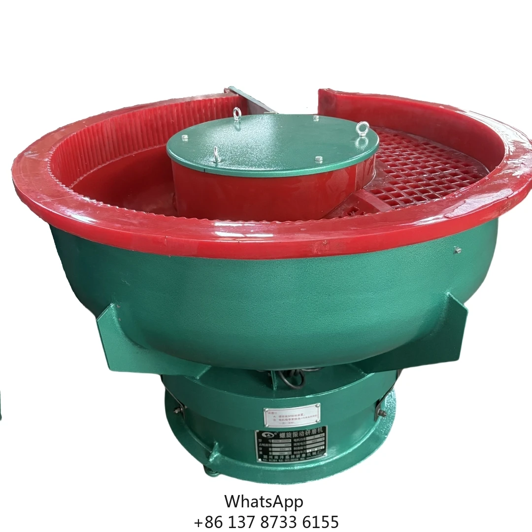 250L Ceramic Jewelry Automatic Deburring PU Barrel Vibrator Polishing Machine For Silver