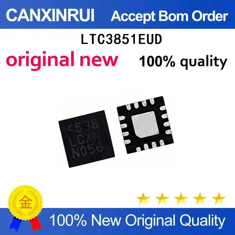 

(5-100 Pieces) New LTC3851EUD LTC3851 silk screen LCXN QFN16 spot chip