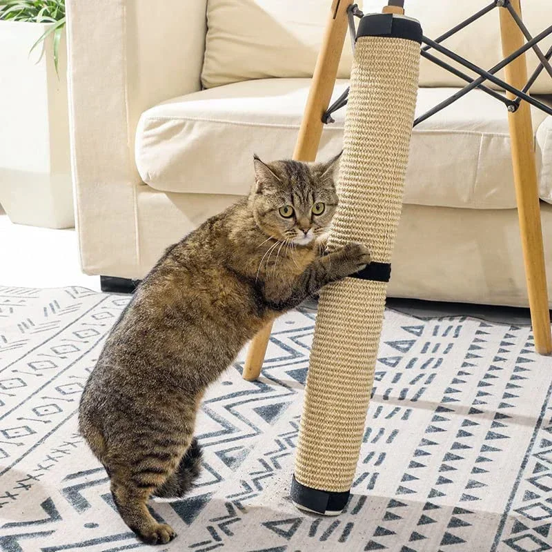 Cat Scratching Column Sisal Cat Scratching Mat Protect Table Leg Pet Supplies Cats Grinding Claws Pad Wrap Table Leg Cats Toy