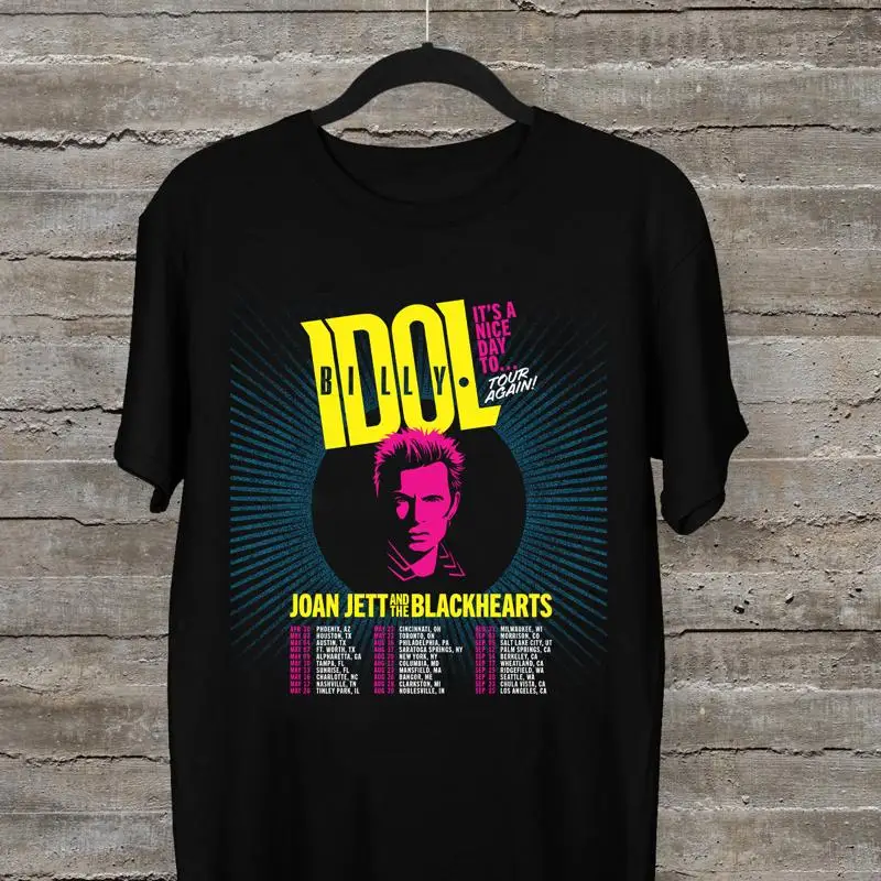 

Футболка всех размеров Billy Idol It's a Nice Day to Tour Again 2025 FA01