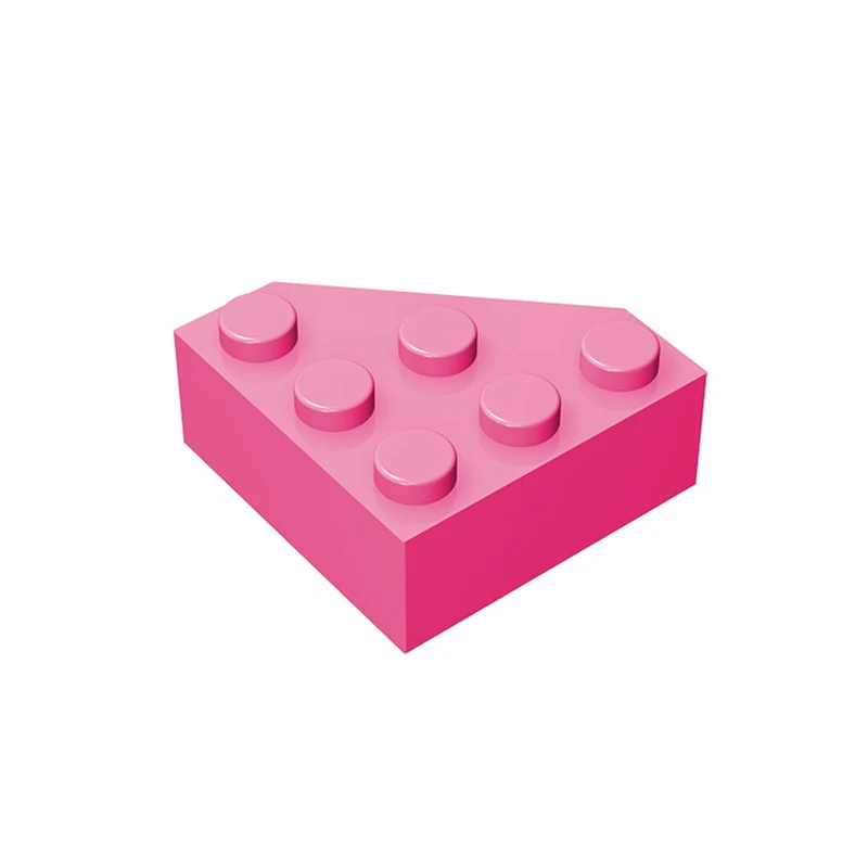 Gobricks 10 stücke 30505 Keil Ziegel 3x3 Teil Cut Ecke Groß Modulare GBC Spielzeug Für Technische MOC DIY Bausteine kreative Geschenk