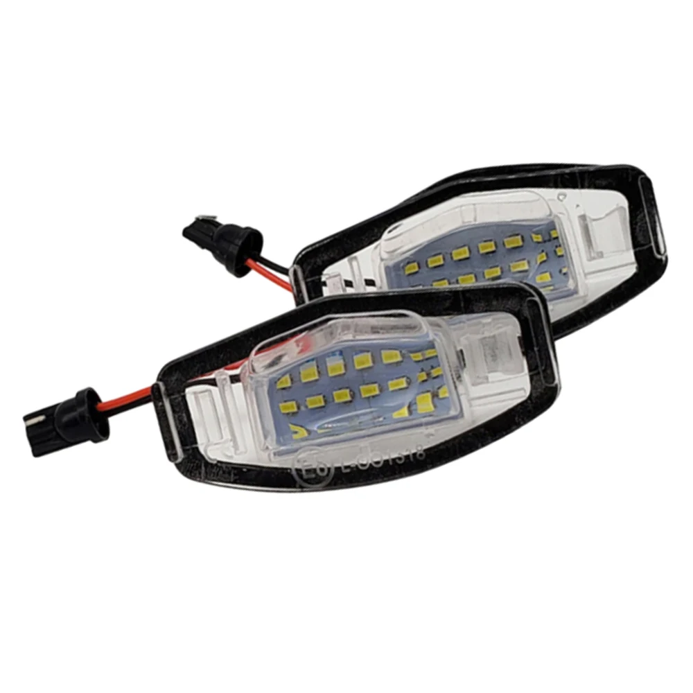 

Pair LED License Number Plate Light Fit for Honda Civic VII4/5D 2001-2005 ABS Xenon White Enhanced Brightness