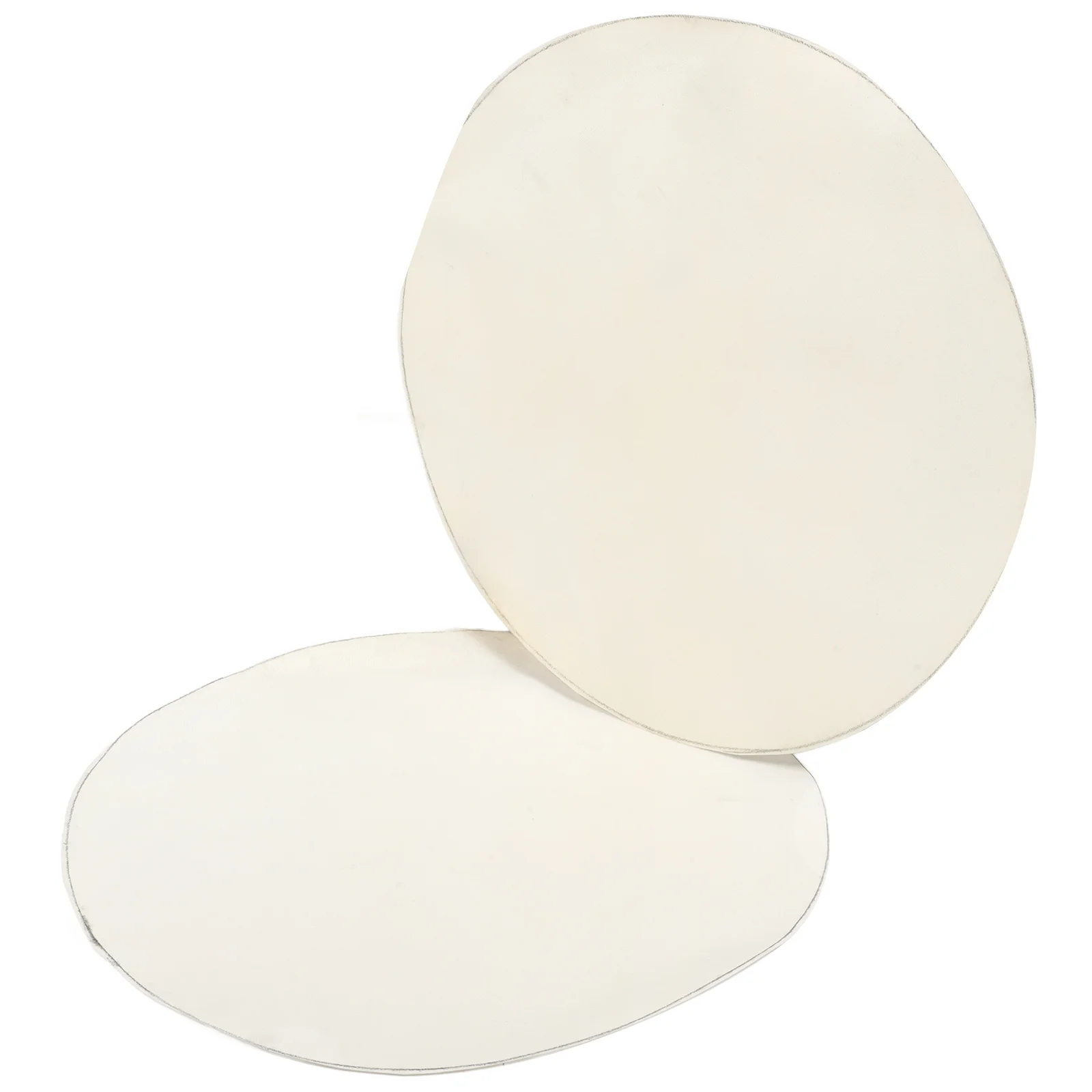 2 Pcs Goat Skin Drum Congo Parts Cherry Blossoms 4000X4000X010CM Head Replacement Beige Conga Drumhead African Covers