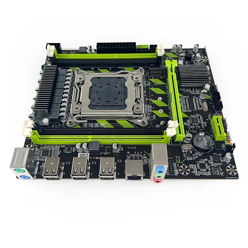 X79G 2011 DDR3 Desktop X79 Main Board ECC Support E5 2630 2650 2660v2