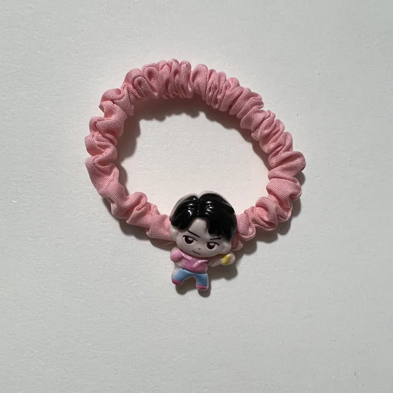 حار بيع شيطان هنتر الكرتون العلاقات الشعر لطيف الشعر الحبال مجموعة المرأة عالية مرونة الشعر الفتيات الدوائر ذيل حصان المثبت اكسسوارات #4