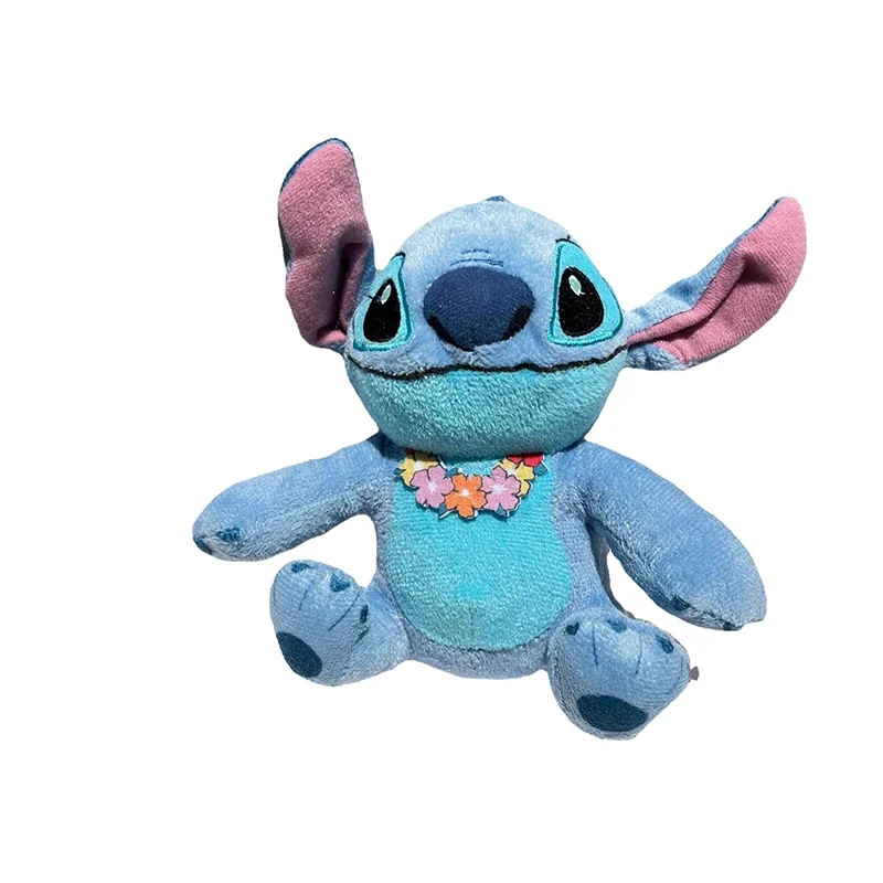 Disney 15cm Lilo and Stitch Plushs Toys ghirlanda Anime Plushie Stich Dolls cuscino simpatico peluche Gifst per il compleanno dei bambini