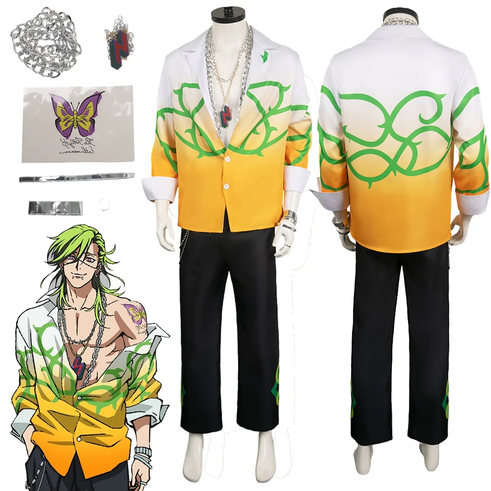 Marito Fantasy Ring Necklace Anime Bucchi Cosplay Giri Costume Disguise Adult Men Roleplay Fantasia Outfits Male Party Clothes