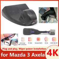 New!Car Dvr Front Rear Camera Recorder 4K Dash Cam OEM Dashcam for Mazda 3 Axela 2023 2022 2021 2020 2019 Plug and play Dash Cam