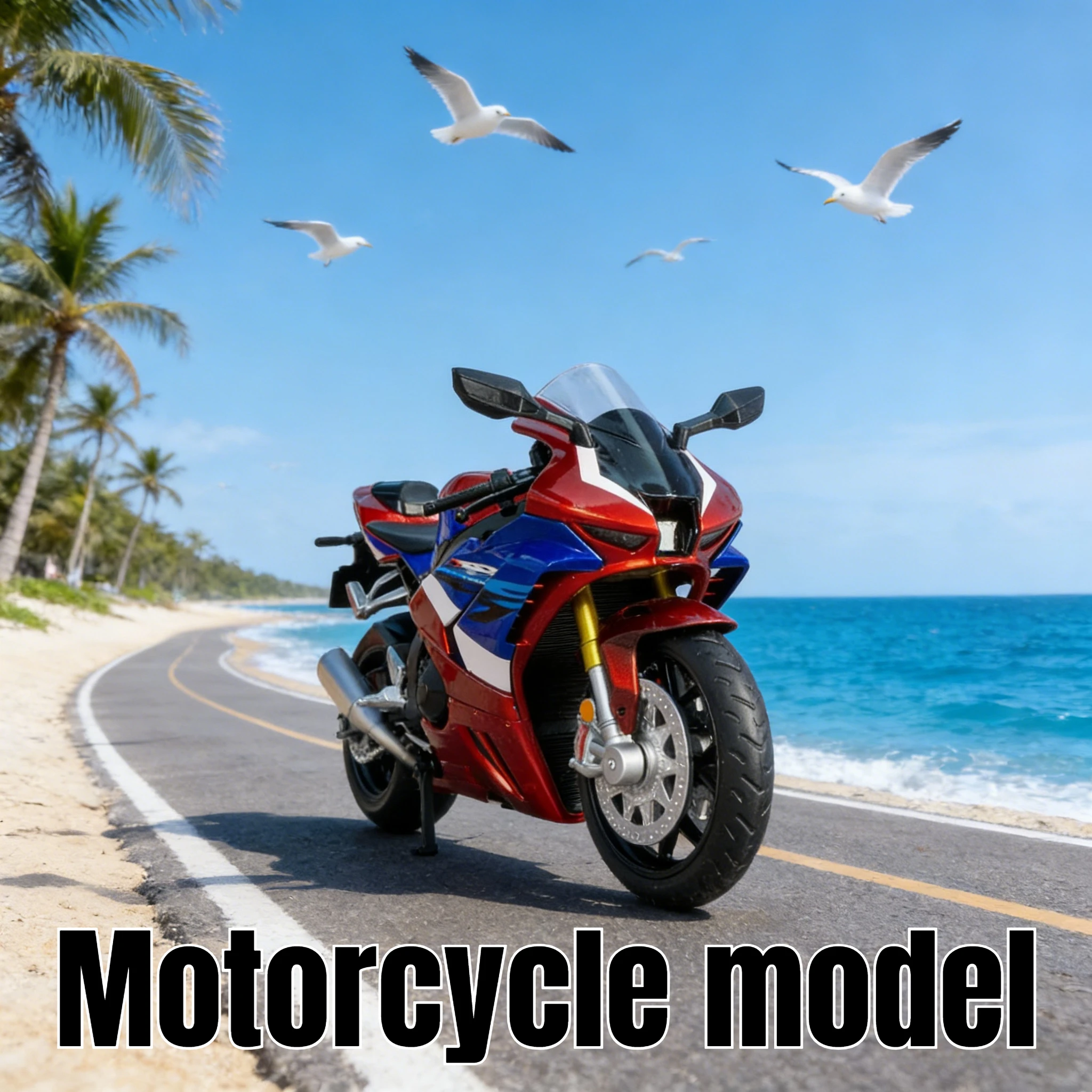 Nieuw model voor 1:12 Honda CB R1000R-R motorfietsmodel jongen geschikt voor collectie en kan worden gegeven als verjaardagscadeau aan vrienden