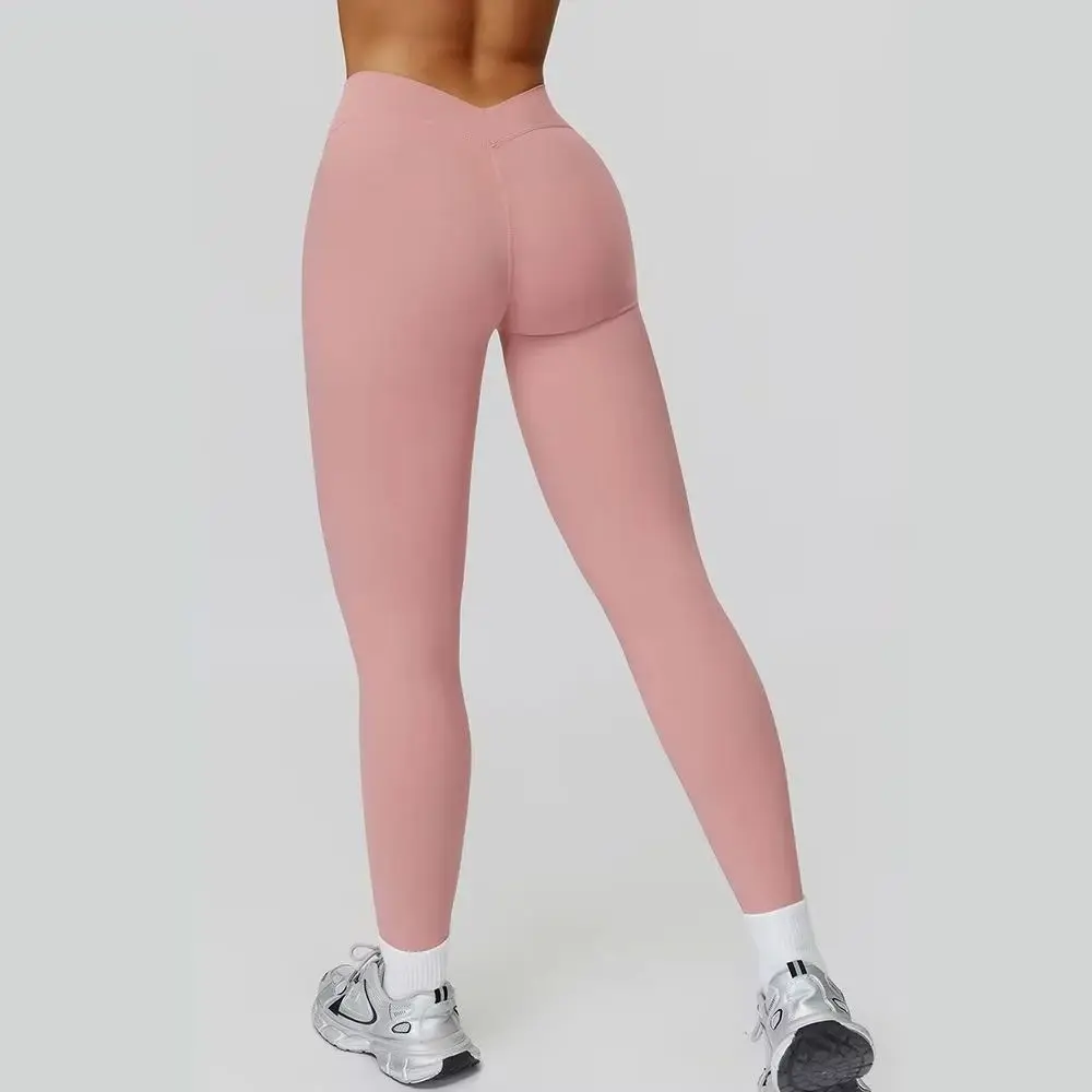 

Сплошной цвет, леггинсы для йоги с высокой талией, мягкие женские спортивные штаны, обтягивающие спортивные штаны для спортзала, комплексные тренировочные леггинсы для бега, спортивная одежда