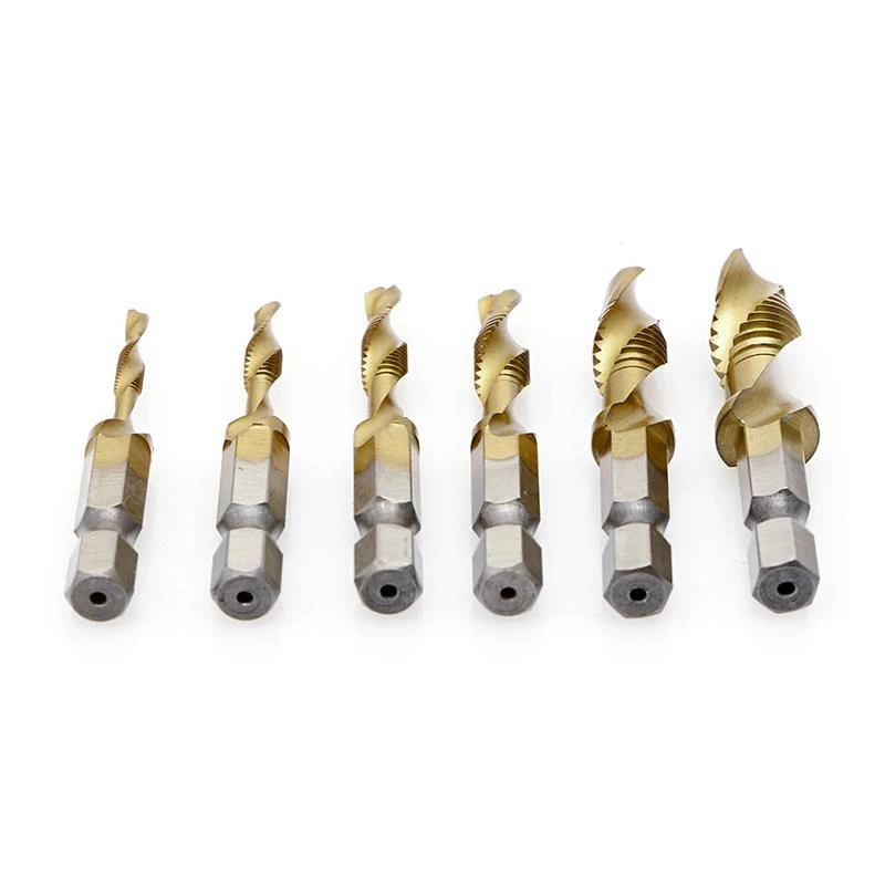 E06b 1 Set Shank M3-M10 для титана, покрытого HSS, ручной винт, метрическая резьба Dril Dril