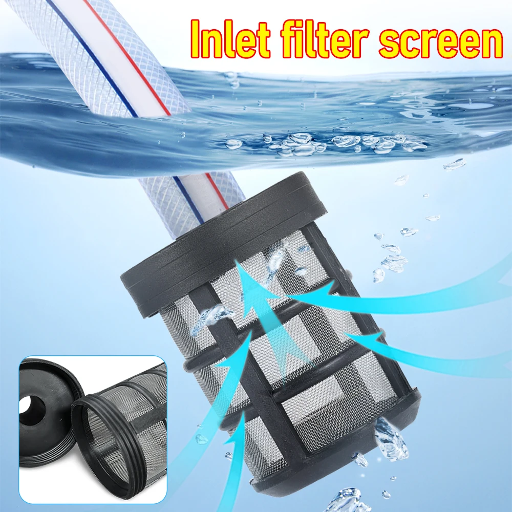 Plastic Water Suction Filter For High Pressure Washer Connector Dust Strainer Water Pump Accessories 19mm