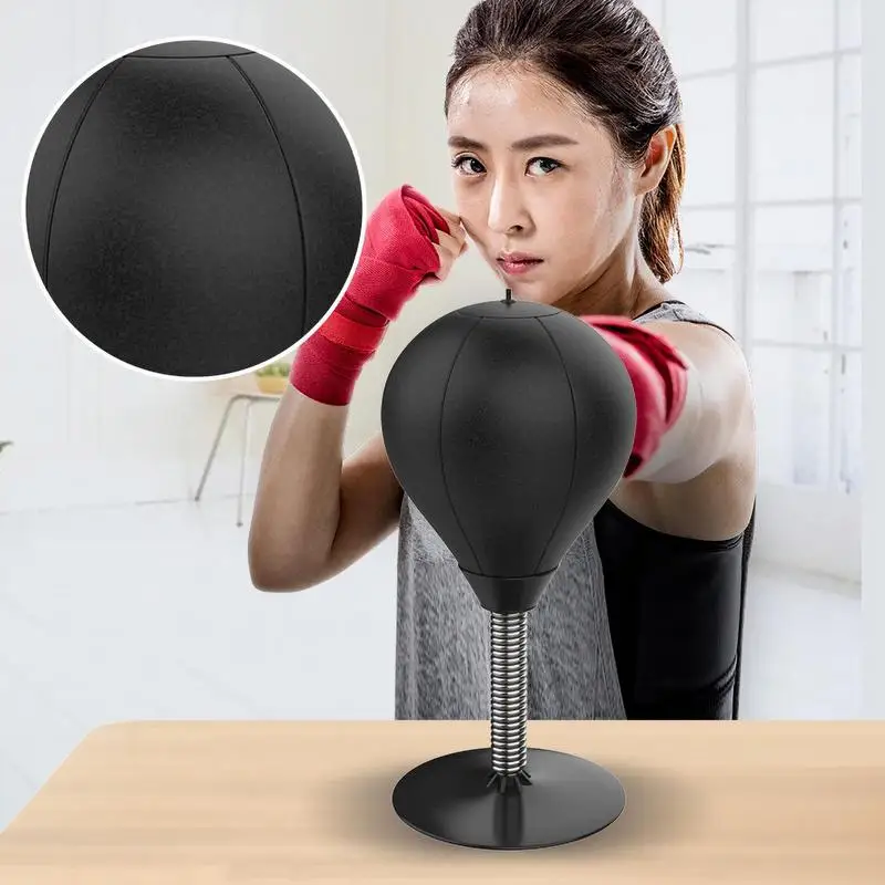 Tabletop Punching Bag With Suction Cup & Stand Boxing Speed Ball Boxing Equipment For Adults Children Funpunch Rage Bag