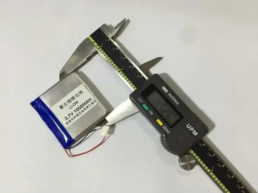 Новая полимерная литиевая батарея полной емкости 3,7 В 604345 1000 мАч MP4 Bluetooth-динамик/устройство/мини