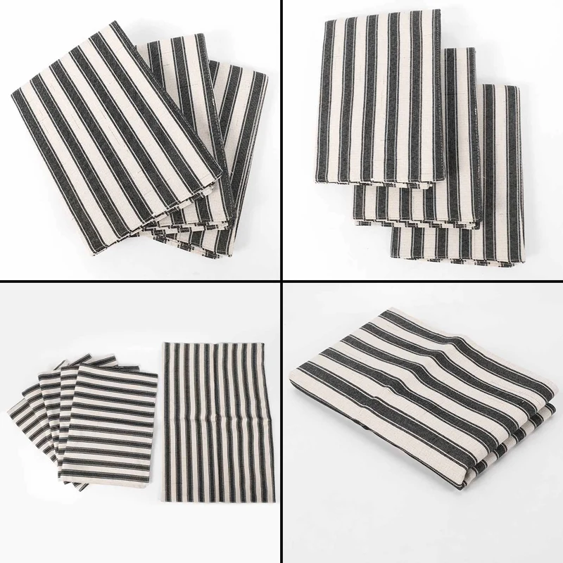 New-Farmhouse Placematstable Mats Resistant Dining Table Mats For Kitchen Table Set Of 6