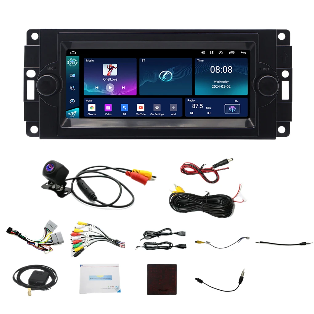 ABS Android 13 232G Car Play Car-play Multimedia Android Navigation Bluetooth Backup Camera Accurate