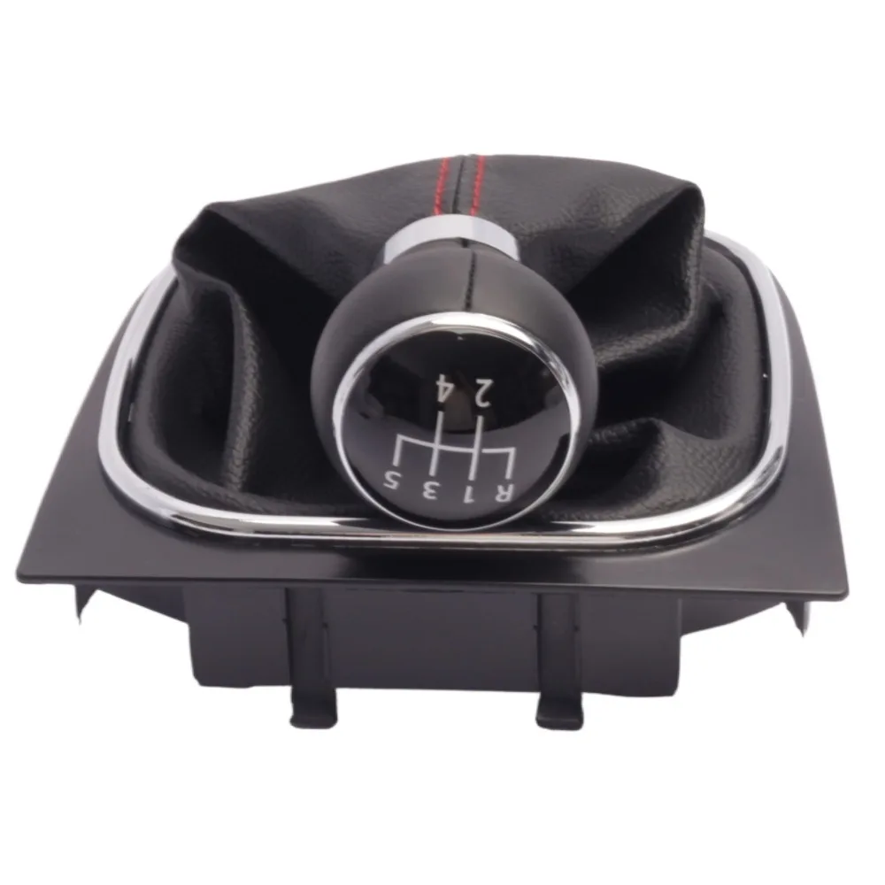 

1K0711113 New 5 Speed Gear Shift Knob With Leather Boot For VW Mk6 J.etta 6 5K0711113 E 1K0 711 113