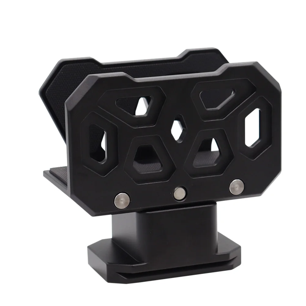 New Hunting Rifle Saddle Mount Clamp Adapter Rest Saddle Tripod Stick Head Clamp With 3/8" Arca Type Thread