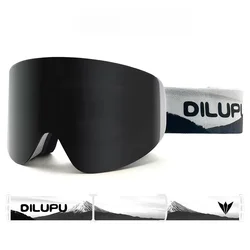 New Magnetic Ski Goggles Quick-Change Anti-fog Snowboard Goggles Professional Double Layer Lens Ski Eyewear For Men Women