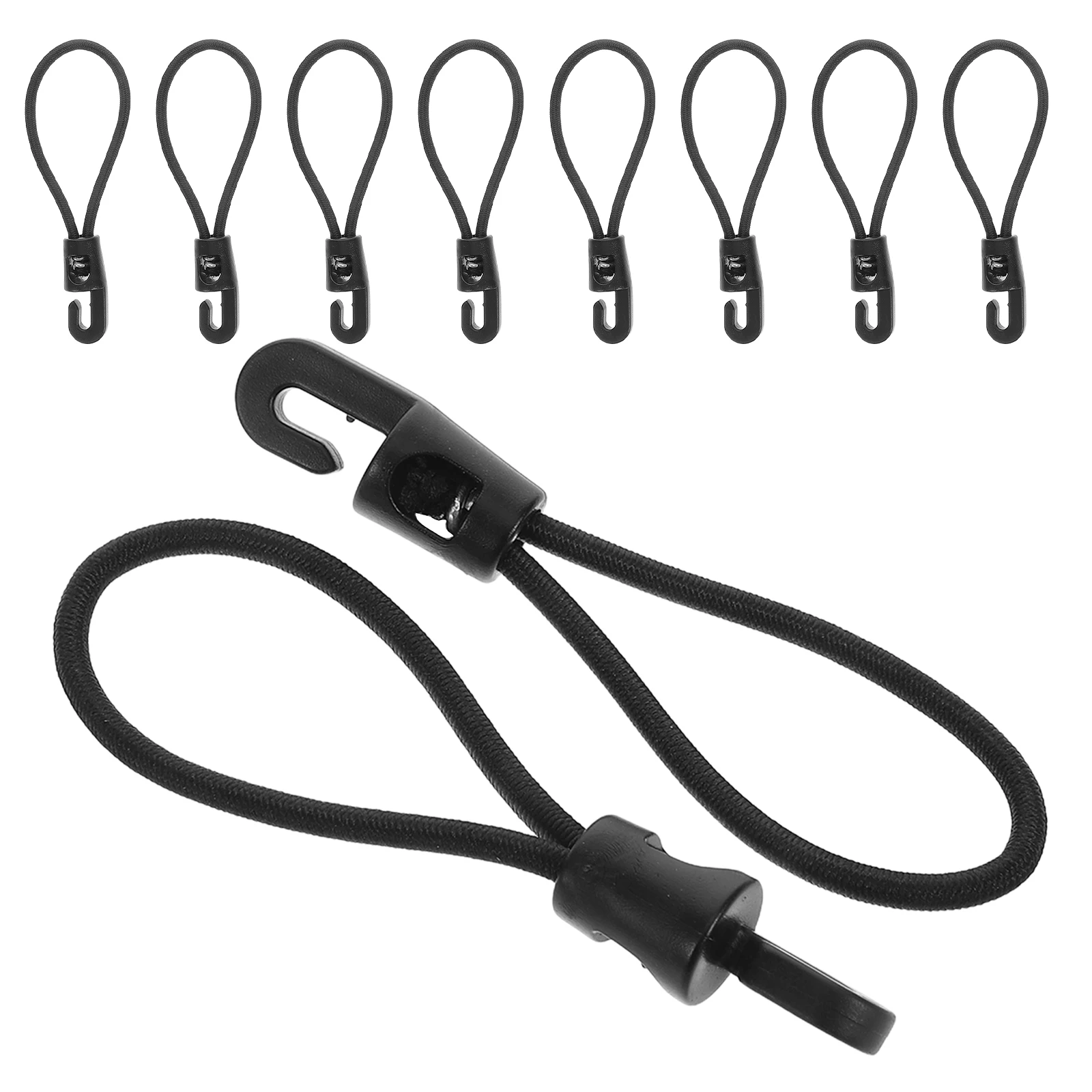 

20pcs Luggage Rope Elastic Bands Heavy Duty Bungee Cords Camping Straps Outdoor Hanging Ties Motorcycle Tent Accessories