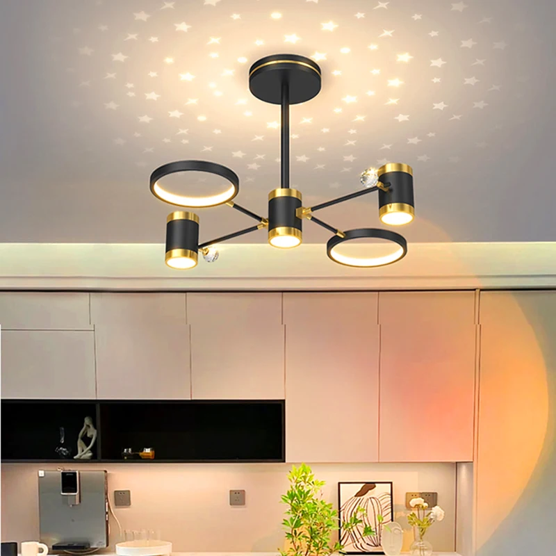 Soggiorno moderno decorazione salone arredamento camera da letto luci a led per camera lampadario interno illuminazione lampadari lampadario a soffitto