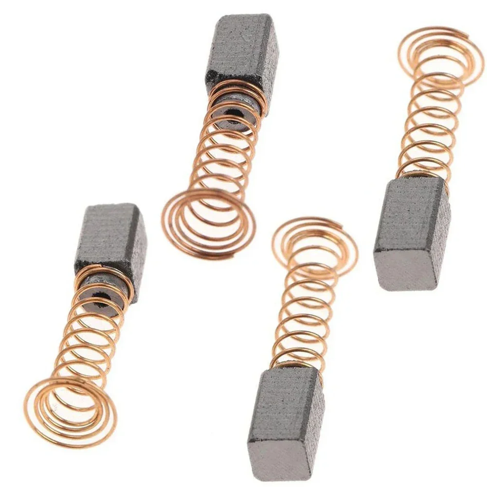 Power Tools Carbon Brush 4Pcs For Electric Motor Jade Engraving Metal 4.8*5.5*7.3mm For 200/4000 Drill