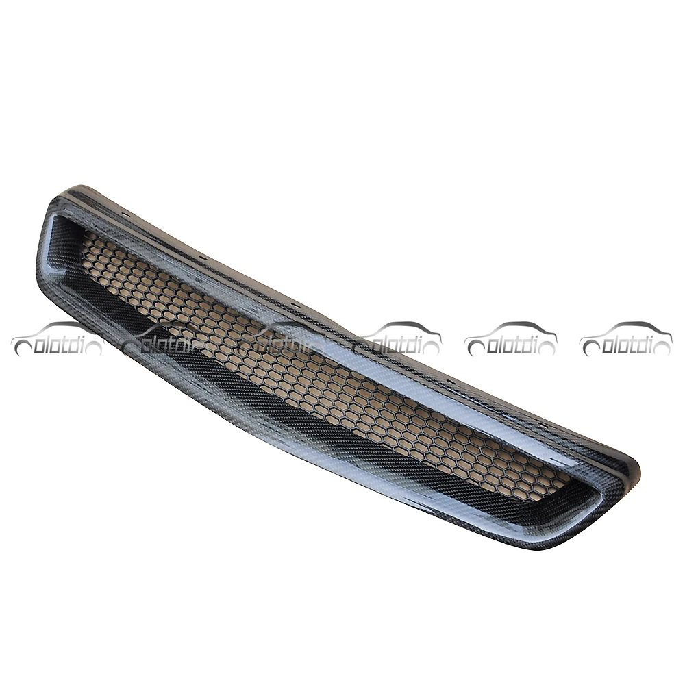 Type R Style Carbon Fiber Front Bumper Mesh Grill Radiator Grille For Hondas Civics K8 Hatchback 1996-1998