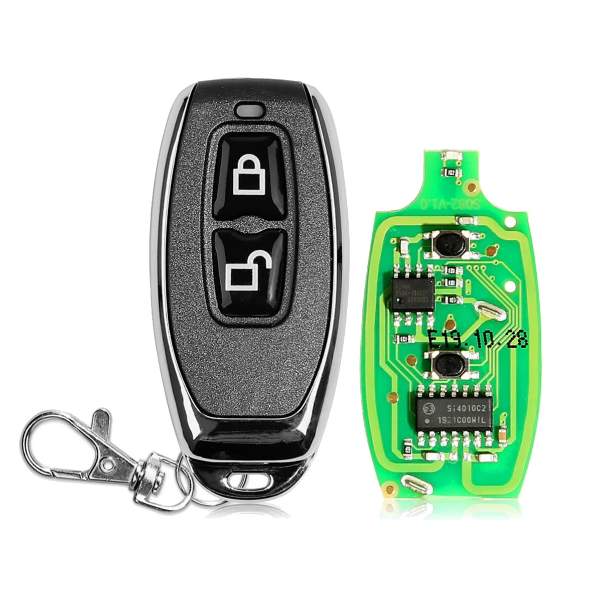 

For Xhorse XKGD12EN Universal Wire Garage Door Remote Key Fob 2 Buttons for VVDI Key Tool