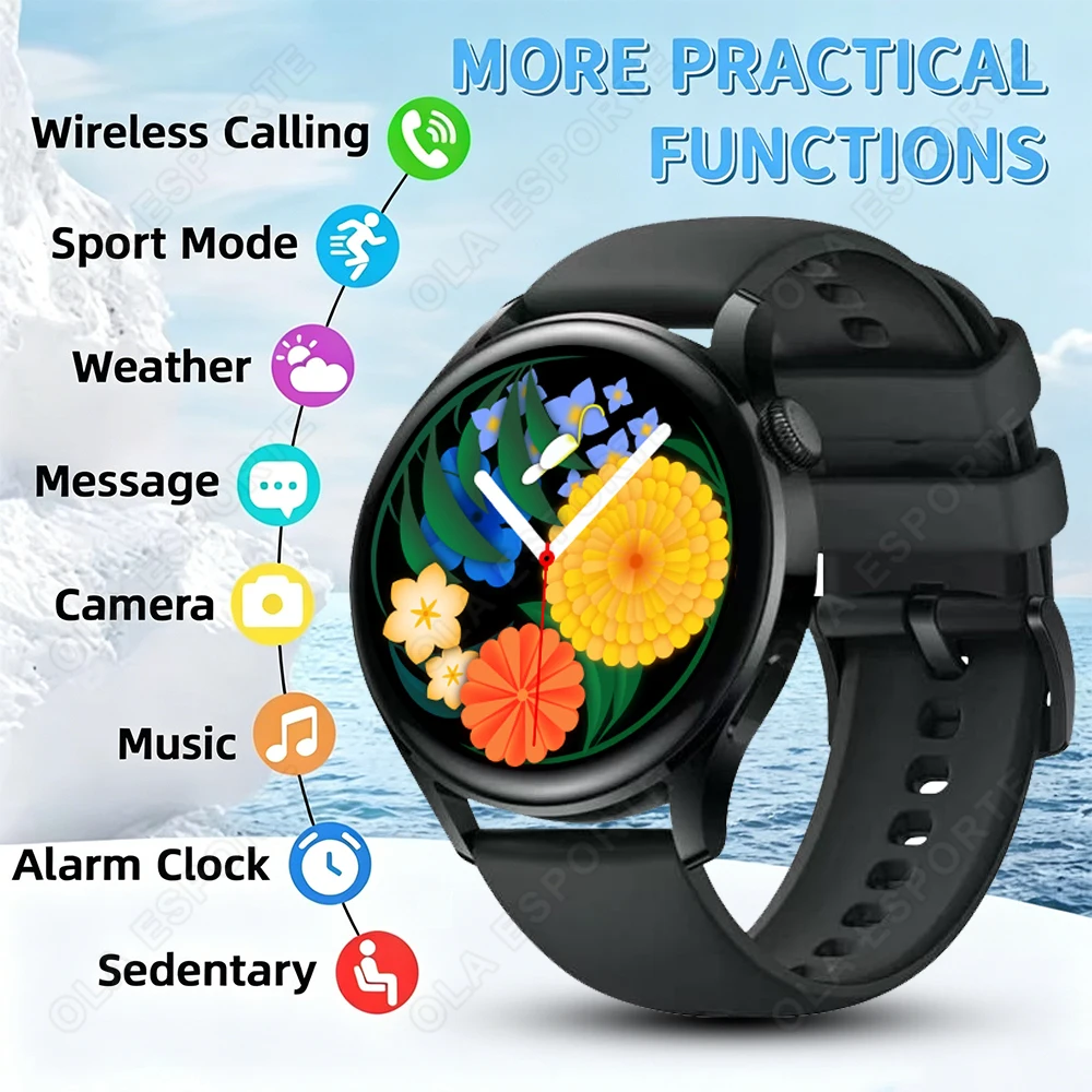 2026 Neue Smarte Sportuhr Fitness-Timer Gesundheitsmonitor Smart-Armbanduhr Bluetooth-Gesprächsfunktion für Männer und Frauen Sport-Smartwatch HW12