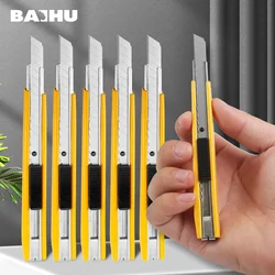 Stationery Utility Knife Metal 60° Small Paper Cutter Self-Locking Design For Unboxing CUT TOOL Art Knife Cutting Supplies