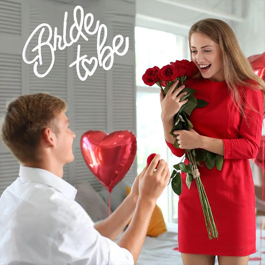 花嫁になるためのネオンサイン 壁飾り用、LEDネオンライト ウェディングサイン ブライダルシャワー 独身最後のパーティー 婚約パーティーの装飾用