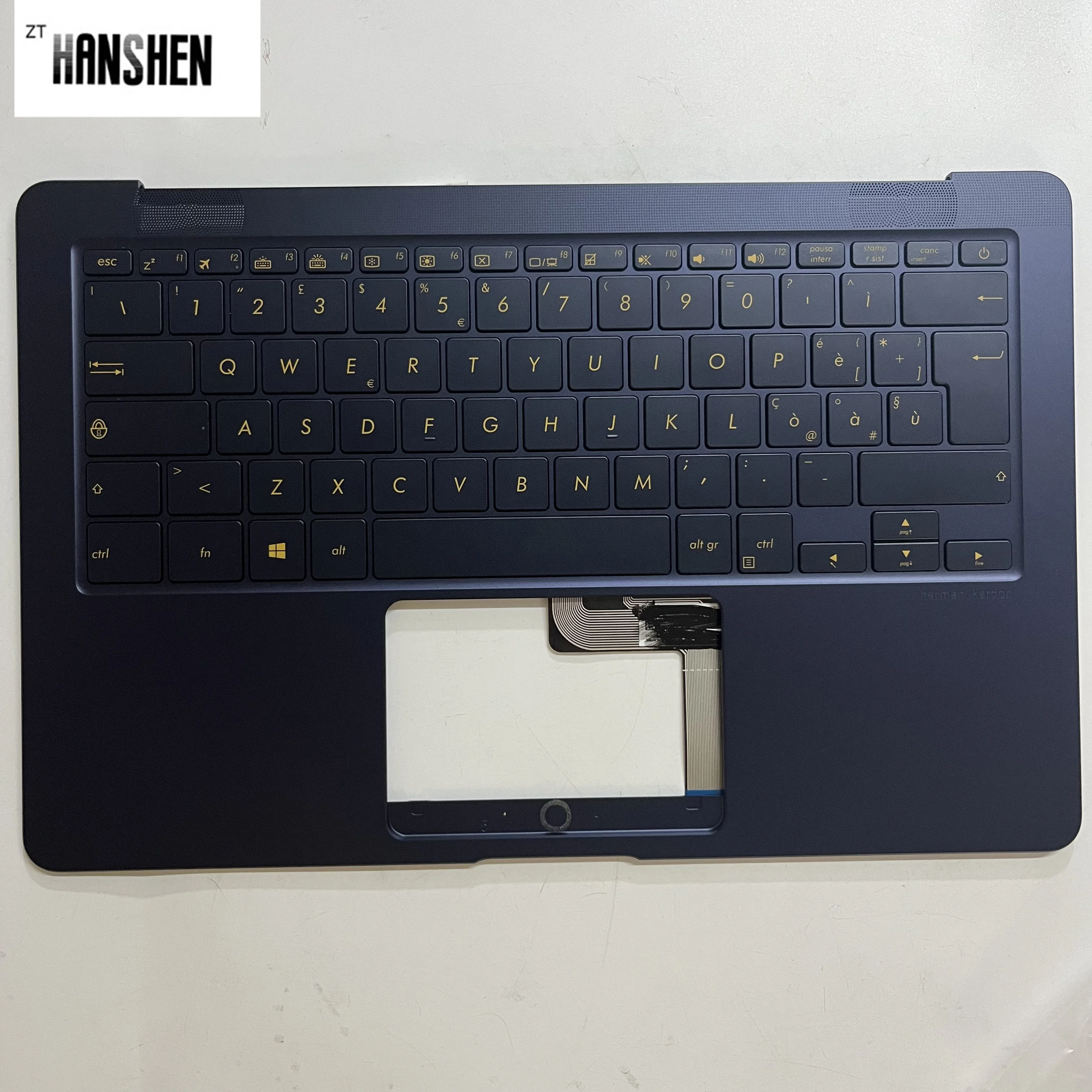 Imagem -05 - Hanshen-c Capa para Laptop Asus ar br gr it la Reino Unido Zenbook Deluxe Ux490 Ux490u Ux490ua